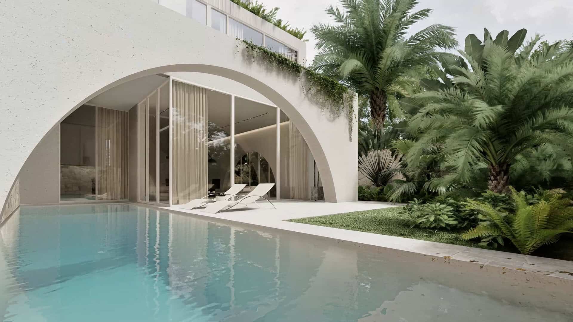 MODERN DESIGN 4 BEDROOM VILLA FOR SALE LEASEHOLD IN ULUWATU BE-1148 